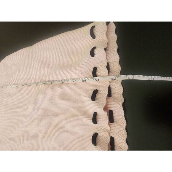 Madden NYC knit short sleeve ribbon detail dress pink size Medium - Picture 7 of 7